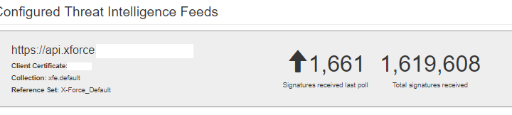 base de firmas de X-Force