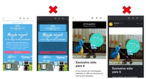 Ejemplos errores dark mode email marketing