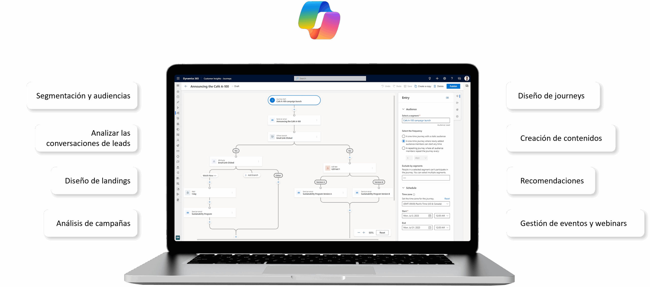 Infografía Dynamics 365 Customer Insights-Journeys infografía Dynamics 365 Customer Insights-Journeys