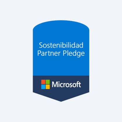 Premio Microsoft Sostenibilidad partner pledge