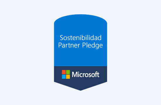 Microsoft Sostenibilidad Partner Pledge 