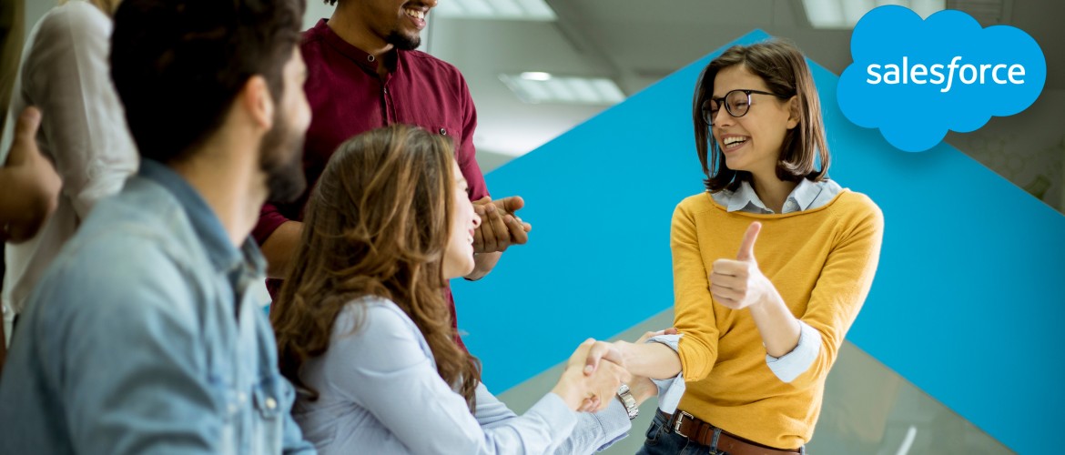 Logo Salesforce con Integra