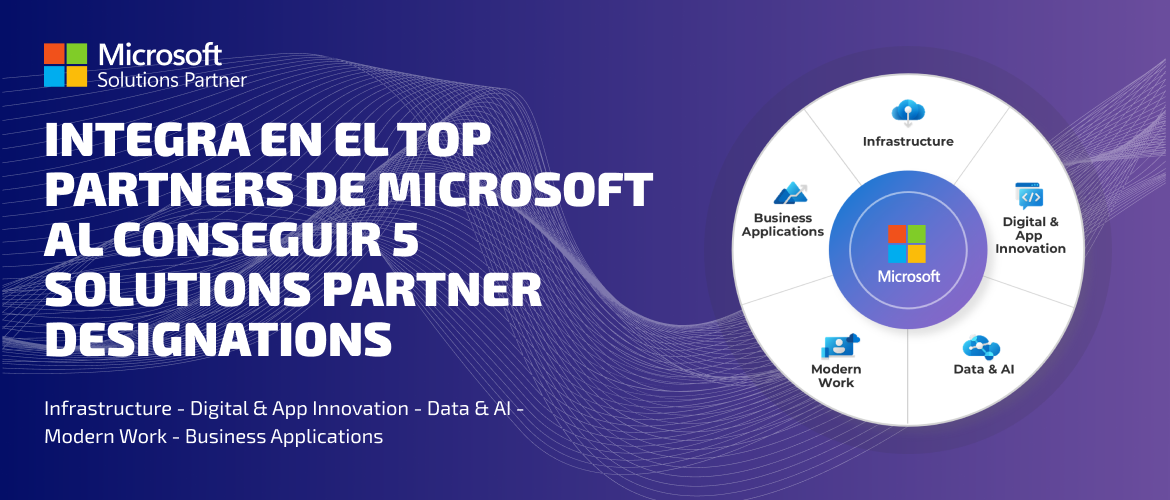 Integra en el Top Partners de Microsoft al conseguir 5 Solutions Partner Designations